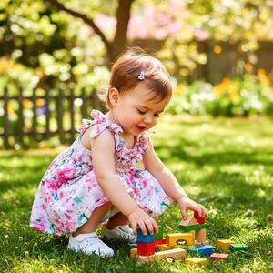 Blueberi Boulevard Pastel Colorful Floral Sleeveless Dress Girls Size 3T